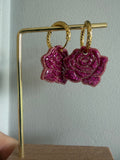 Rose, pampille